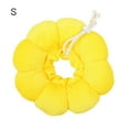 thumbnail image 1 of Colliers pour Animaux de Compagnie Protection du Cône de Cou Jaune Respirant Confortable Forme de Tournesol Réglable Accessoires pour Chats, 1 of 3