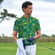 thumbnail image 3 of Fotbe Tennis Rackets and Balls Camiseta Polo de Golf para Hombre con Estampado – Camisa Deportiva Transpirable con Cuello Abotonado-Large, 3 of 6