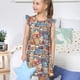 thumbnail image 4 of Fotbe Set Of Travel Vintage Vestido de Dormir para Niñas de 3 a 10 Años, Mangas Cortas, Estilo Princesa, Pijama Camisón con Mangas Voladas-Small, 4 of 6