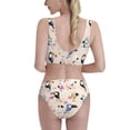 thumbnail image 5 of High Waisted Bikini Sets For Women, Cartoon Parrot Cute Toucan Swimsuits Tummy Control, Two Pieces Bathing Suit, 5 of 8