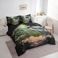 thumbnail image 3 of Manfei Cute Dinosaur 7-Piece Twin Bedding Sets for Teens Kids Children,Kawaii Animal Dino Bedding Comforter Set,Cartoon Wildlife Breathable Sheet Sets,Breathable Home Decor,Reversible, 3 of 8