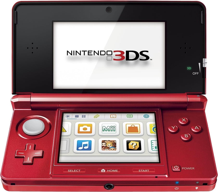 Nintendo 3DS Game Console, Metallic Red