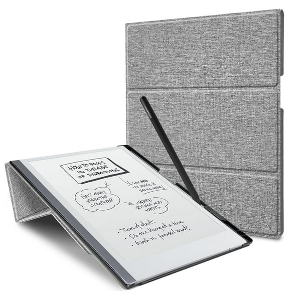 Case for Remarkable 2 Paper Tablet 10.3" 2020 Released,Lightweight and Hard Back Shell Protective Book Folio Cover with Built-in Pen Holder,Comes with Remarkable 2 Pen Tips