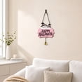 thumbnail image 4 of sruoe Halloween Decorations,Wooden Hanging Sign Cute Ghost Skull Door Hanger Halloween Front Porch Wall Decor, Indoor Outdoor Holiday Ornament with Metal Chain for Entryway Mantel, 4 of 5