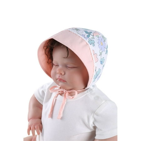 

allshope Beach Baby Toddler Sun Hats Wide Brim Beach Hats Infants Cap Sun Protection Summer Kid Bucket Hats