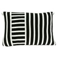 thumbnail image 2 of Parkland Collection Essex Black & White Throw Pillow, 2 of 8