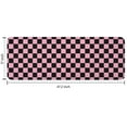 thumbnail image 7 of Black and Pink Checkerboard Pattern Kitchen Rug Mat,Kitchen Runner Rugs Non Skid Washable,Decorative Kitchen Floor Mats for Kitchen,Sink,Laundry,17"x47.2", 7 of 7