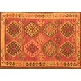 thumbnail image 1 of Ahgly Company Indoor Rectangle Oriental Orange Traditional Area Rugs, 8' x 12', 1 of 1