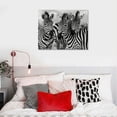 thumbnail image 5 of ONETECH Canvas Wall Art Zebra Pictures Poster Print Animal Prints Wall Decor With Framed20 x16, 5 of 6