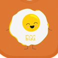 thumbnail image 4 of Inktastic Cute Kawaii Fried Egg Boys or Girls Baby Bib, 4 of 4