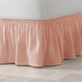 thumbnail image 4 of EasyFit Wrap Around Pink Solid Ruffled Bed Skirt, Twin/Full, 4 of 4