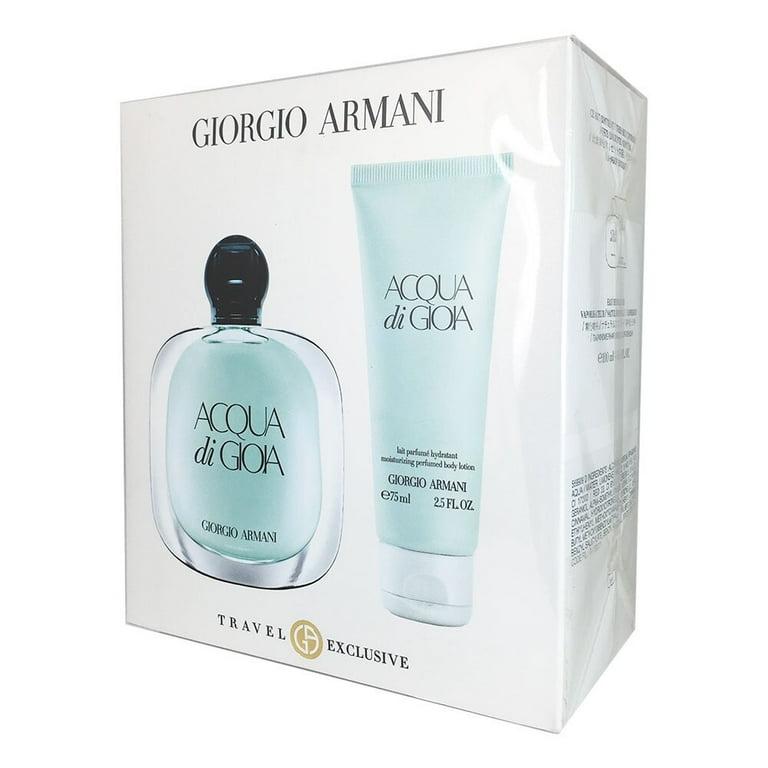 Giorgio Armani Acqua Di Gioia 2 Pc Gift Set Eau De Parfum Spray 3.4 Oz Body Lotion 2.5 Oz Walmart