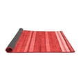thumbnail image 2 of Ahgly Company Indoor Square Abstract Red Modern Area Rugs, 7' Square, 2 of 4