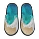 thumbnail image 1 of Fotbe Beach Pantuflas Peludas para Mujer con Estampado, Zapatillas de Peluche, Zapatos de Invierno para Casa, Uso Interior y Exterior-Medium, 1 of 8