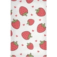 thumbnail image 2 of Kitchen Dish Towels, Cute Strawberry Kitchen Towels Set of 6 Super Soft Absorbent Dish Towels Set Microfiber Polyester Kitchen Dish Cloths Decorative Tea Towels, 28"x18", 2 of 7