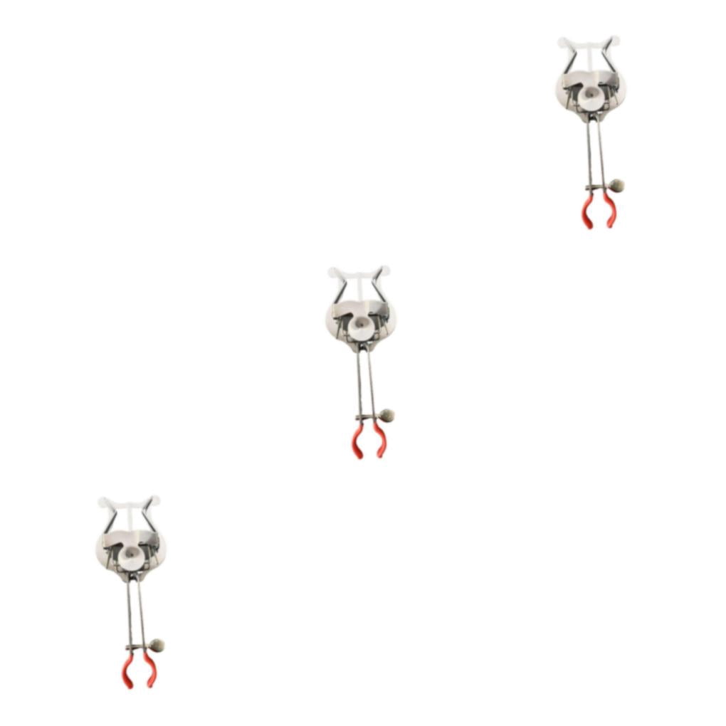 Maytalsory Universal Clarinet Lyre Sheet Music Clamp Holder Stand Instrument for Cornet Style A 3Set