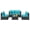 Black Rattan Blue Cushion, variant on Walsunny 5 Pieces Patio Furniture Sets, Outdoor Wicker Rattan Patio Conversation Set with Cushions and Glass Table for Backyard, Garden,Pool, Silver Rattan Dark Blue Cushions