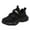 Black, variant on Toddler Little Kid Big Kids Sneakers Boys Tennis Shoes for Walking Gym Sports Lightweight Breathable Athletic Running Shoe Easy Put on and Put off