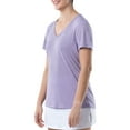 thumbnail image 3 of Athletic Works Women's Core Active Short Sleeve V-Neck T-Shirt, Sizes XS-3X, 3 of 7