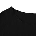 thumbnail image 4 of Miluxas Women's Ruffle Hem Short Dress V Neck Cap Sleeve T Shirt Dress Casual Summer Beach Vacation Outfits Black, 4 of 7