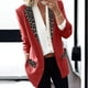 thumbnail image 1 of Puntoco Fahion Capa de solapa para mujer Leopard Notch Laple-Blazer Traje de oficina informal Outwear Puntoco Puntoco-4578, 1 of 4