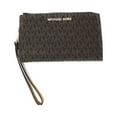 thumbnail image 5 of Michael Kors Jet Set Travel double Zip Wristlet Brown 35F8GTVW0B-847, 5 of 8