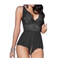 thumbnail image 1 of Women Temptation Inner Lace Open Sling Pajamas Perspective Nightdress, 1 of 1