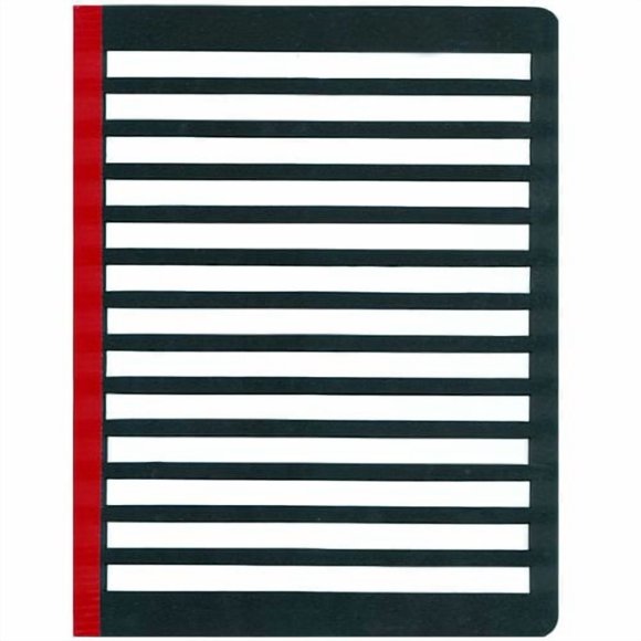 Guide d'Écriture Pliable Pleine Page - Noir-Blanc