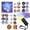 With 24 Films, variant on Plug and Play HD Christmas Projector Indoor, 5D Holographic Night Light Projector, USB 360° Flexible Gooseneck for Bedroom Ceiling