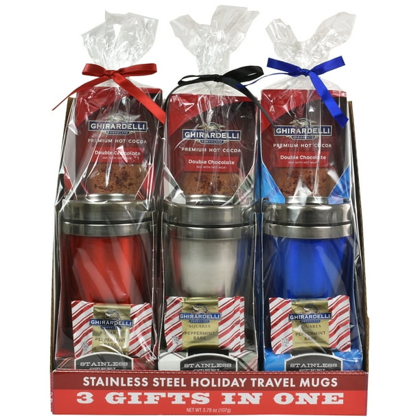 Ghirardelli® Travel Mugs 3 Pack Gift Set - Walmart.com - Walmart.com