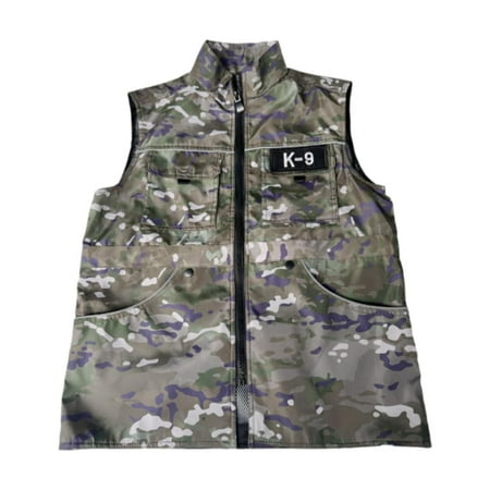 balikha Dog Handler Training Vest Obedience Vest Dog Clothes Sleeveless Pet Owner Jacket Dog Cloth M