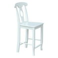 thumbnail image 2 of International Concepts Empire counterheight stool, with solid wood seat, 24"SH, 2 of 4