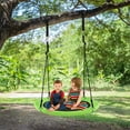thumbnail image 3 of Gymax 40'' 770 lbs Flying Saucer Tree Swing Kids Gift w/ 2 Tree Hanging Straps Green, 3 of 10