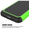 thumbnail image 4 of Case for Samsung Galaxy J3 Emerge / J3 2017 / J3 Prime / J3 Mission / J3 Eclipse / J3 Luna Pro/Sol 2 / Amp Prime 2 / Express Prime 2, FYBTO [Shockproof] Defender Phone Case Cover [Green], 4 of 5