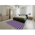 thumbnail image 5 of Ahgly Company Machine Washable Indoor Rectangle Transitional Dark Purple Area Rugs, 5' x 7', 5 of 7