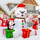 thumbnail image 4 of Hinchables navideños GUDELAK con oso polar y pingüino de 6 pies con LED, 4 of 7