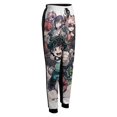 thumbnail image 3 of Cartoon My Hero Academia Men's Sweatpants 3D Printing Casual Joggers Pants Trousers Fashion Daily Sweatpants With Drawstring Closed Bottom, 3 of 6