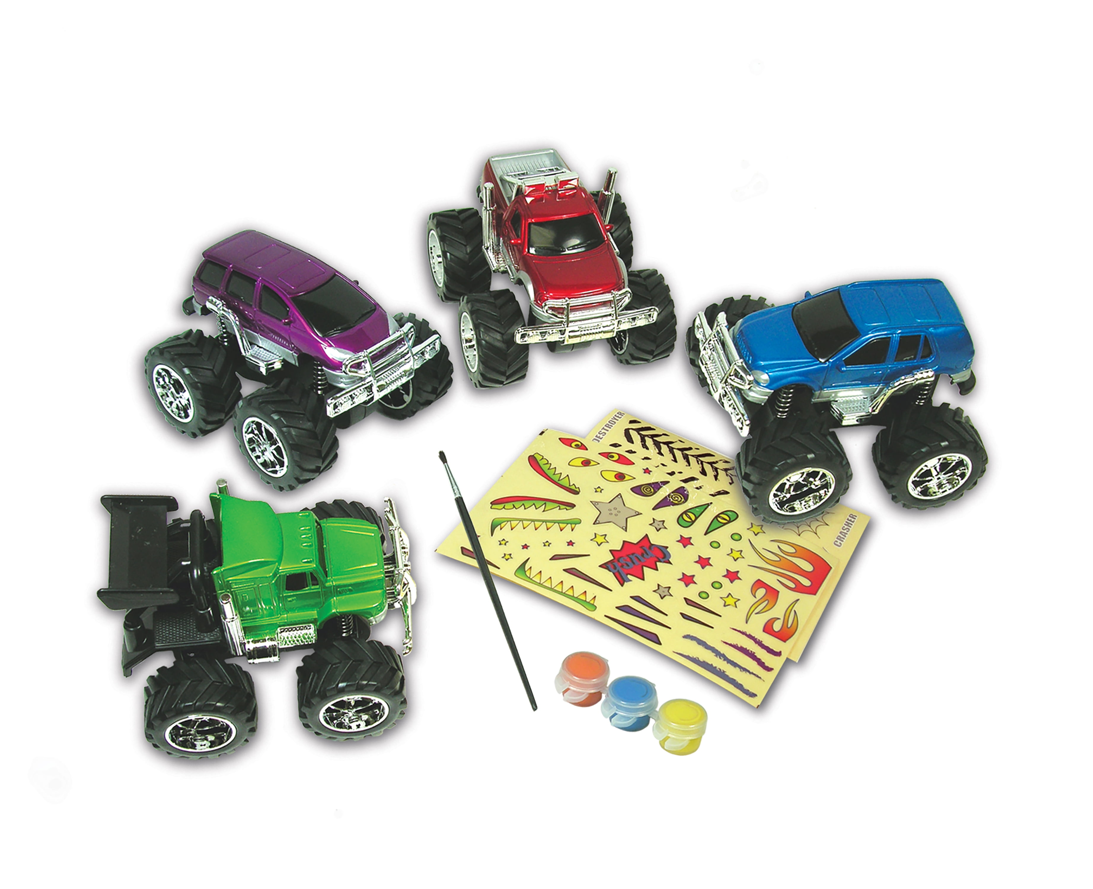 Creativity for Kids Monster Trucks Custom Shop, Multicolor - Crafts for Boys