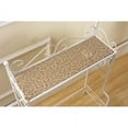 thumbnail image 7 of Derby Over The Toilet Bathroom Spacesaver Rack, White Metal & Marble Wood, 7 of 7