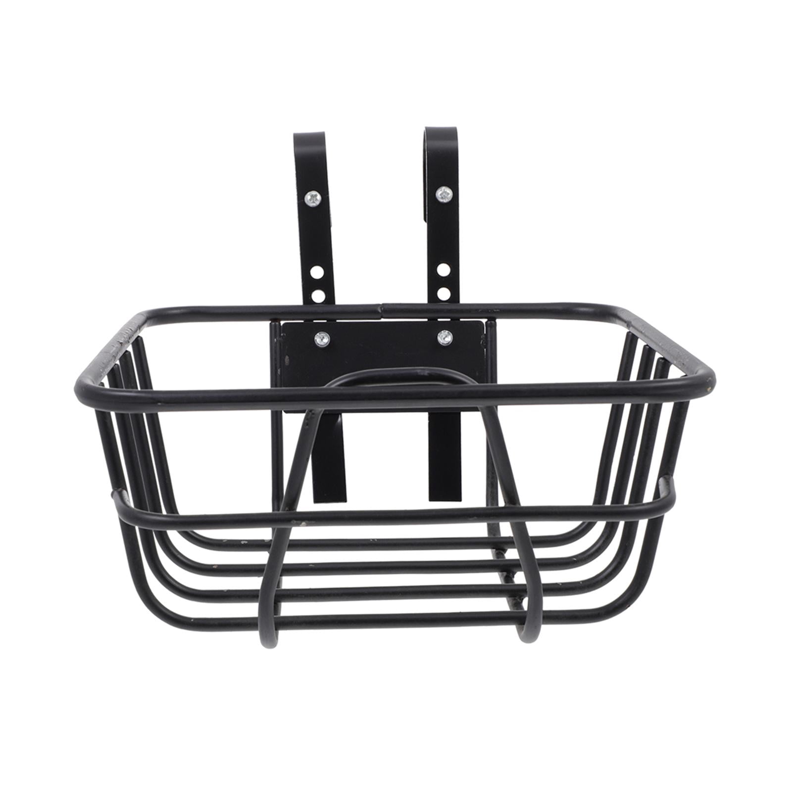 GARENDE Metal Wire Front Basket with Hooks Simple Installation for Mountain Bike