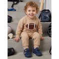 thumbnail image 5 of Toddler Baby Boy Football Outfit Game Day Pullover Sweatshirt Pants 3 6 12 18 24 Months 2T 3T 4T, 5 of 8