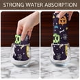 thumbnail image 6 of 4 Pcs Funny Kitchen Towels,Colorful Halloween Ghosts Skulls and Pumpkins Microfiber Dish Towels,Kitchen Tea Towels,Kitchen Towel Set (18" X 26"), 6 of 7