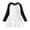 Navy, variant on Kids Girls Tennis Dress Color 𝖡lock Athleti𝖼 Pleated Long Sleeve Crewneck Fall Winter Warm Soft Cozy Dresses Sports Active Practice Match Gym Workout Tennis Skirt Athleti𝖼 Dress