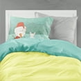 thumbnail image 2 of Wheaten Scottish Terrier Snowman Christmas Fabric Standard Pillowcase, 2 of 2