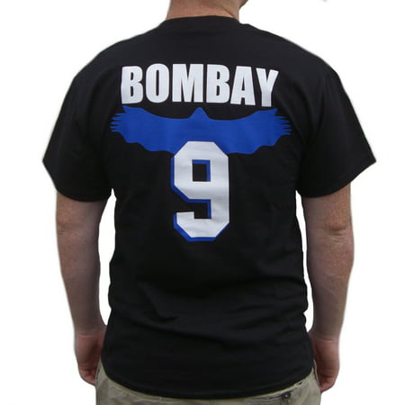 Hawks Gordon Bombay Jersey T-Shirt Mighty Ducks Movie #9 Hockey Costume (Best Beer League Hockey Jerseys)