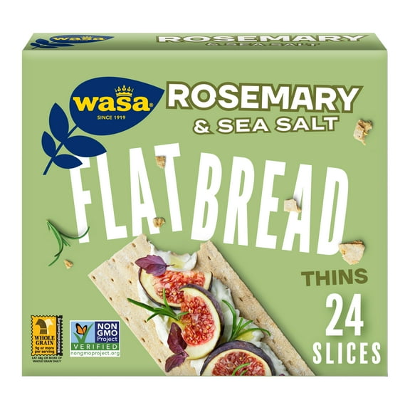 Wasa Swedish Style Thins Rosemary & Sea Salt Flatbread 6.7 oz
