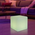 thumbnail image 6 of 30*30*30cm 5V RGB 16-Color Changing LED Light Up Furniture Chair Cube Stool Night Light & Remote Control, 6 of 19