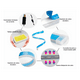 thumbnail image 4 of Tira Led Bloosom  Cajuela Auto Azul Glacial Secuencial Color Tunning, 4 of 5