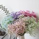 thumbnail image 1 of Ramo de 10 flores artificiales de Gypsophila, color blanco, para corona de boda, hogar, fiesta, jardín, decoración amarilla., 1 of 5