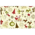thumbnail image 1 of EREHome Set de 4 Sets de Table Joyeux Nouvel An, Protecteur de Table 12x18 Pouces, 1 of 5